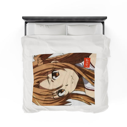 Asuna Yuuki - Velveteen Plush Blanket