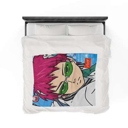 Kusuo Saiki - Velveteen Plush Blanket