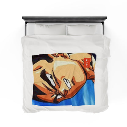 Vegeta - Velveteen Plush Blanket